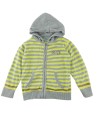 Gilet ML rayures vert et gris NKY taille 6 ans