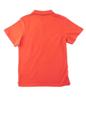 T-shirt polo MC rouge TISSAIA taille 8 ans