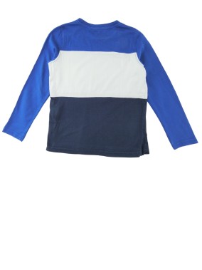 T-shirt ML bleu et blanc IN EXTENSO taille 8 ans