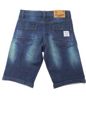 Bermuda bleu foncé jeans AEROPILOTE taille 10 ans