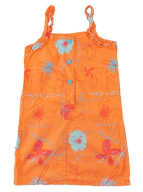 Robe SM orange ADELIE taille 5 ans