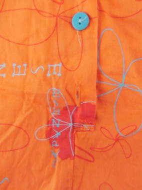 Robe SM orange ADELIE taille 5 ans