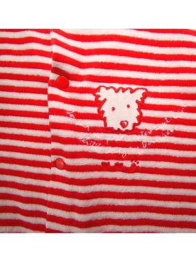 Pyjama petit chien blanc taille 3 mois BOUT'CHOU