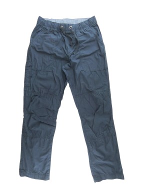 Pantalon en toile bleu H&M...