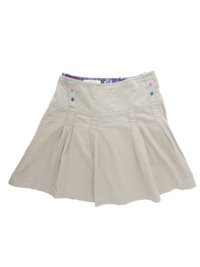 Jupe beige SHINY taille 10 ans