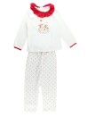 Pyjama deux pièces blanc rouge SERGENT MAJOR taille 7 ans