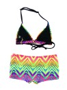 Maillot de bain fluo triangle SUN PROJECT taille 8 ans