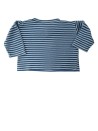T-shirt ML rayé bleu taille 3 mois