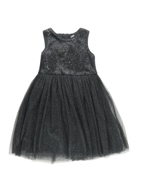 Robe SM paillette noire KIABI taille 4 ans