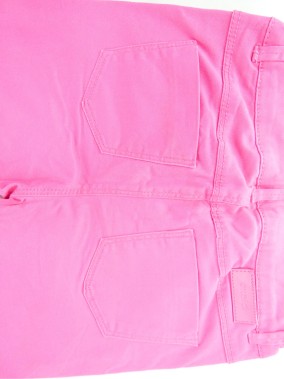 Pantalon jeans rose cœur sequins OKAIDI taille 10 ans