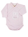 Body rose lapin MOTS D'ENFANTS taille 1 mois