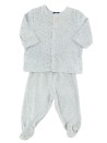Pyjama deux pièces gris à pois KIABI taille 3 mois