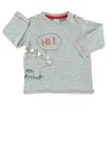 T-shirt ML dino TEX taille 6 mois