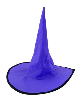 Chapeau de sorcière violet taille 10-12 ans déguisement