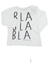 T-shirt ML"blablabla" KIABI taille 9 mois