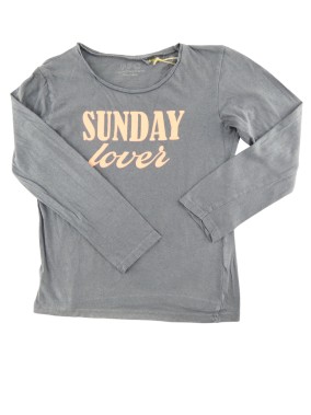 T-shirt gris Sunday lover...