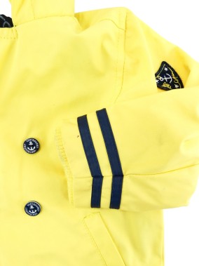 Imperméable ML à capuche boutons ancre bateau VERBAUDET taille 2 ans